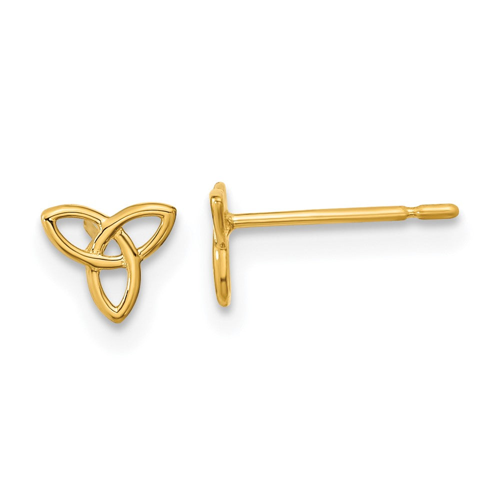 Cotton Buddy 14k Madi K Kids Celtic Knot Post Earrings