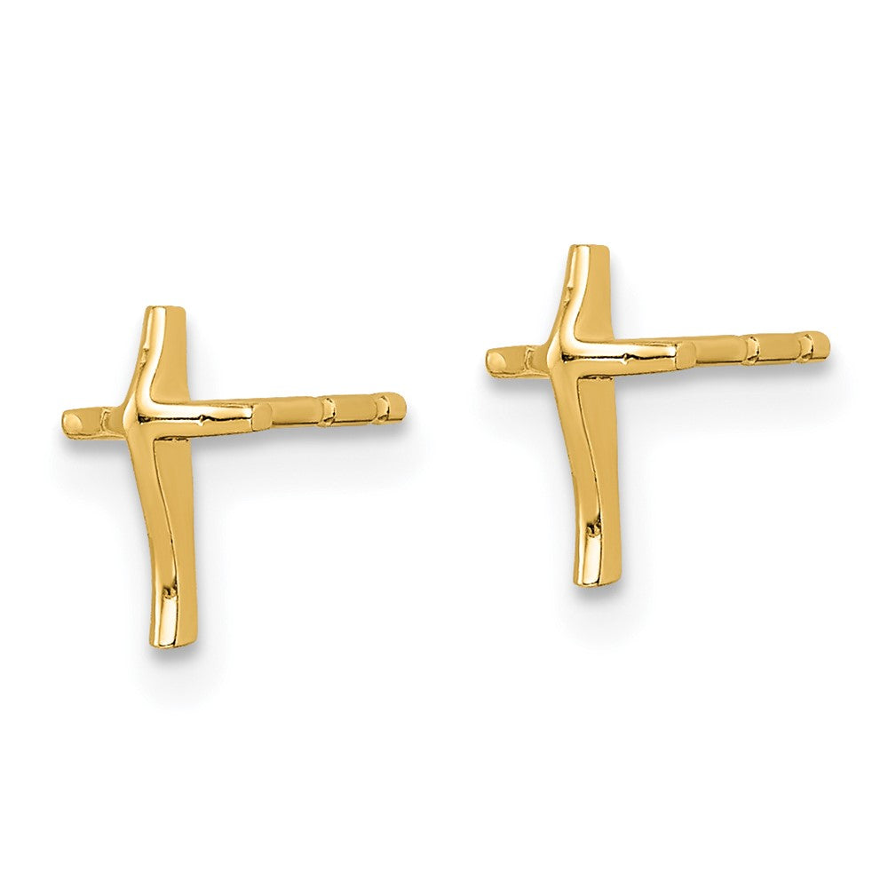 Huggy Bug 14k Madi K Cross Post Earrings