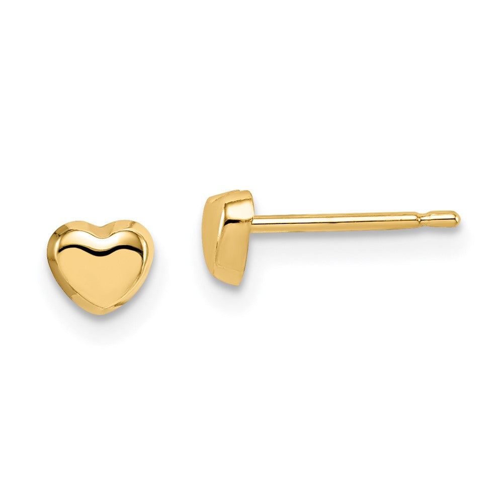 Luna Joy 14k Madi K Heart Post Earrings