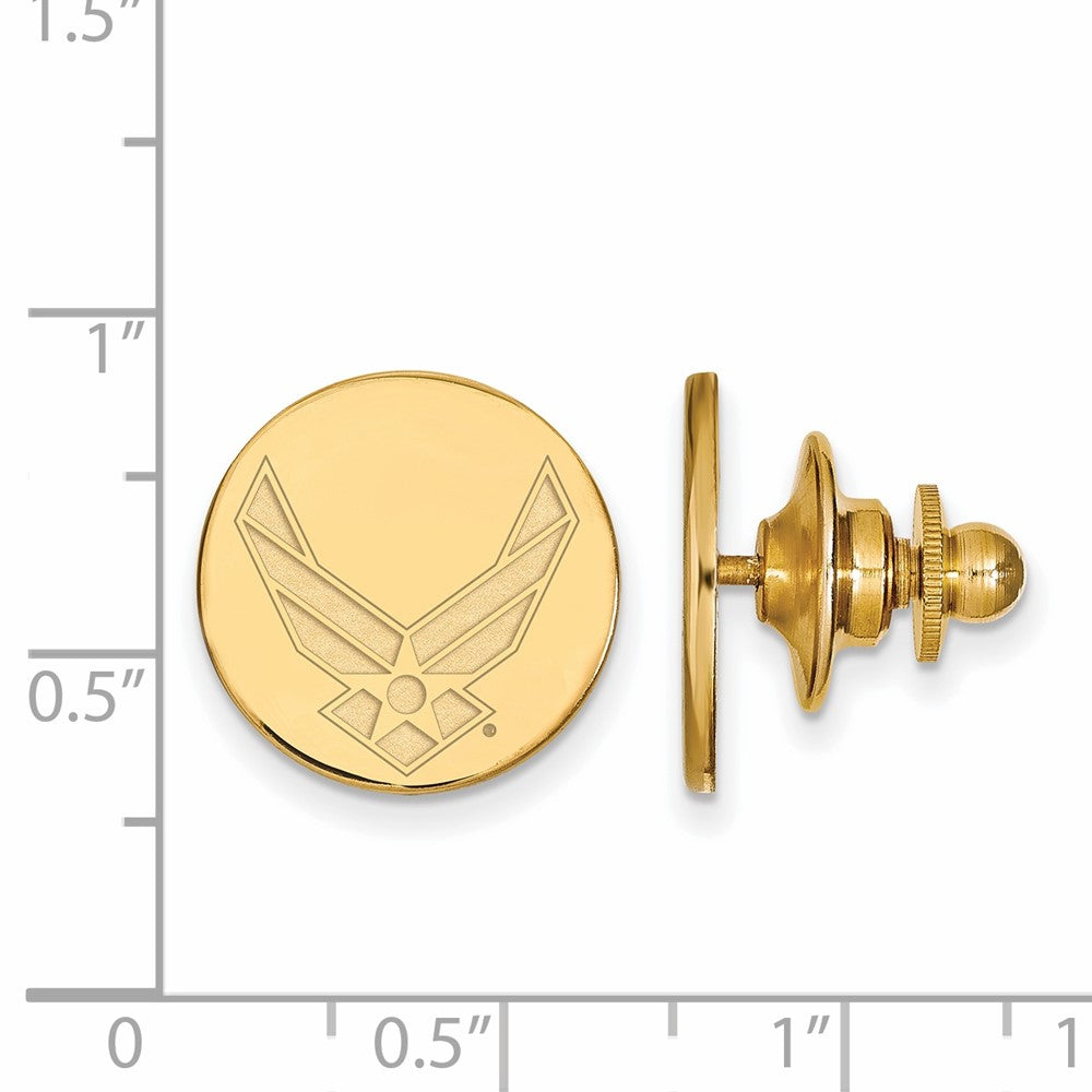 Alouette Sterling Silver Gold-plated LogoArt U.S. Air Force Lapel Pin