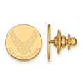 Lumine Sterling Silver Gold-plated LogoArt U.S. Air Force Lapel Pin