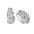 The Radiant Cluster Earrings - White Gold Lab Grown 4ctw *IGI Certified*