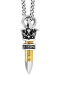 King Baby .22 Caliber Bullet w/Silver Ring Pendant