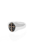 King Baby Traditional Cross Ring with Gold Alloy