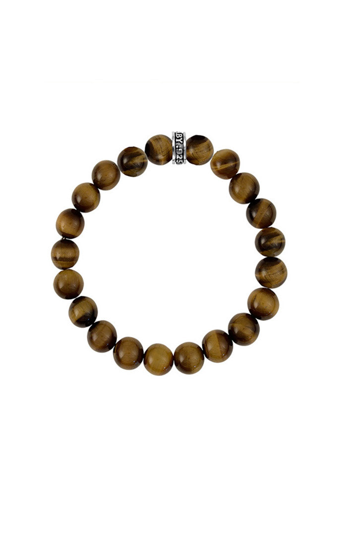 King Baby Brown Tiger Eye Bead Bracelet