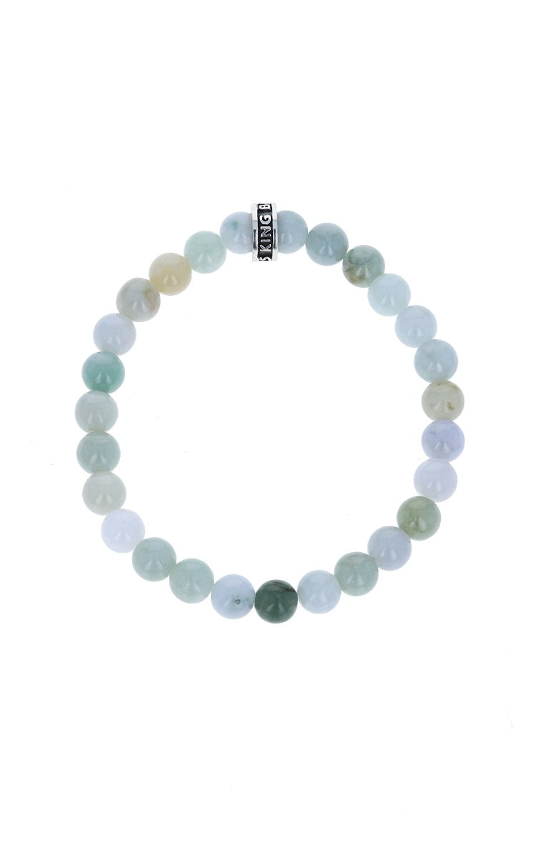 King Baby Burma Jade Bracelet with Logo Ring