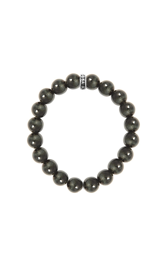 King Baby 10mm Blue Tiger Eye Beaded Bracelet