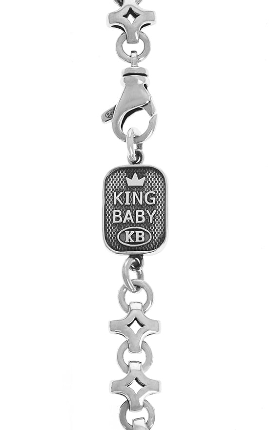 King Baby Small Diamond Link Bracelet