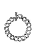 King Baby Day of the Dead Carved Link Bracelet