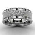 Men's Tungsten Wedding Band Angle View