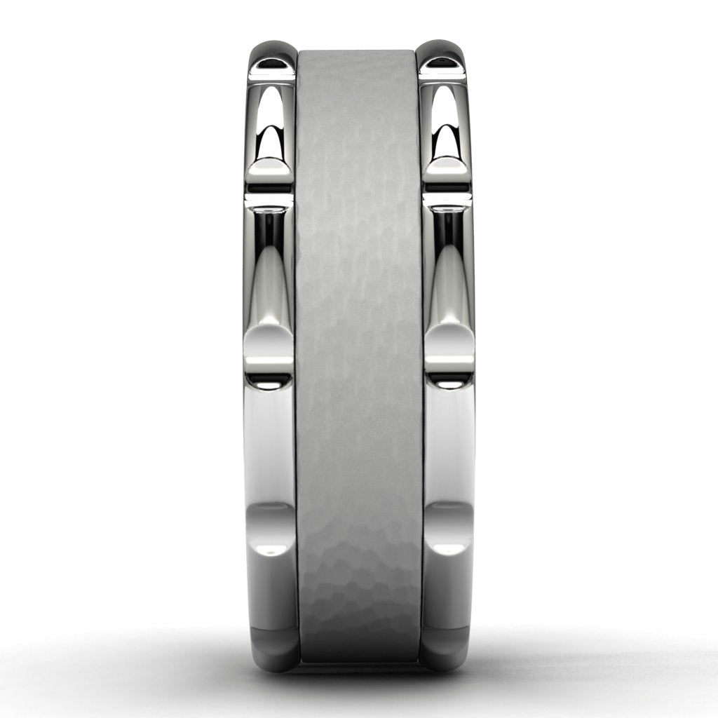 Men's Tungsten Wedding Band Side View