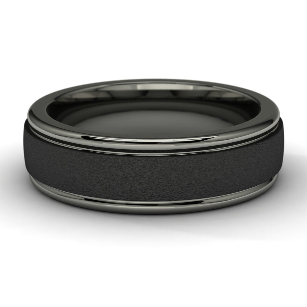Tantalum Wedding Band Front View