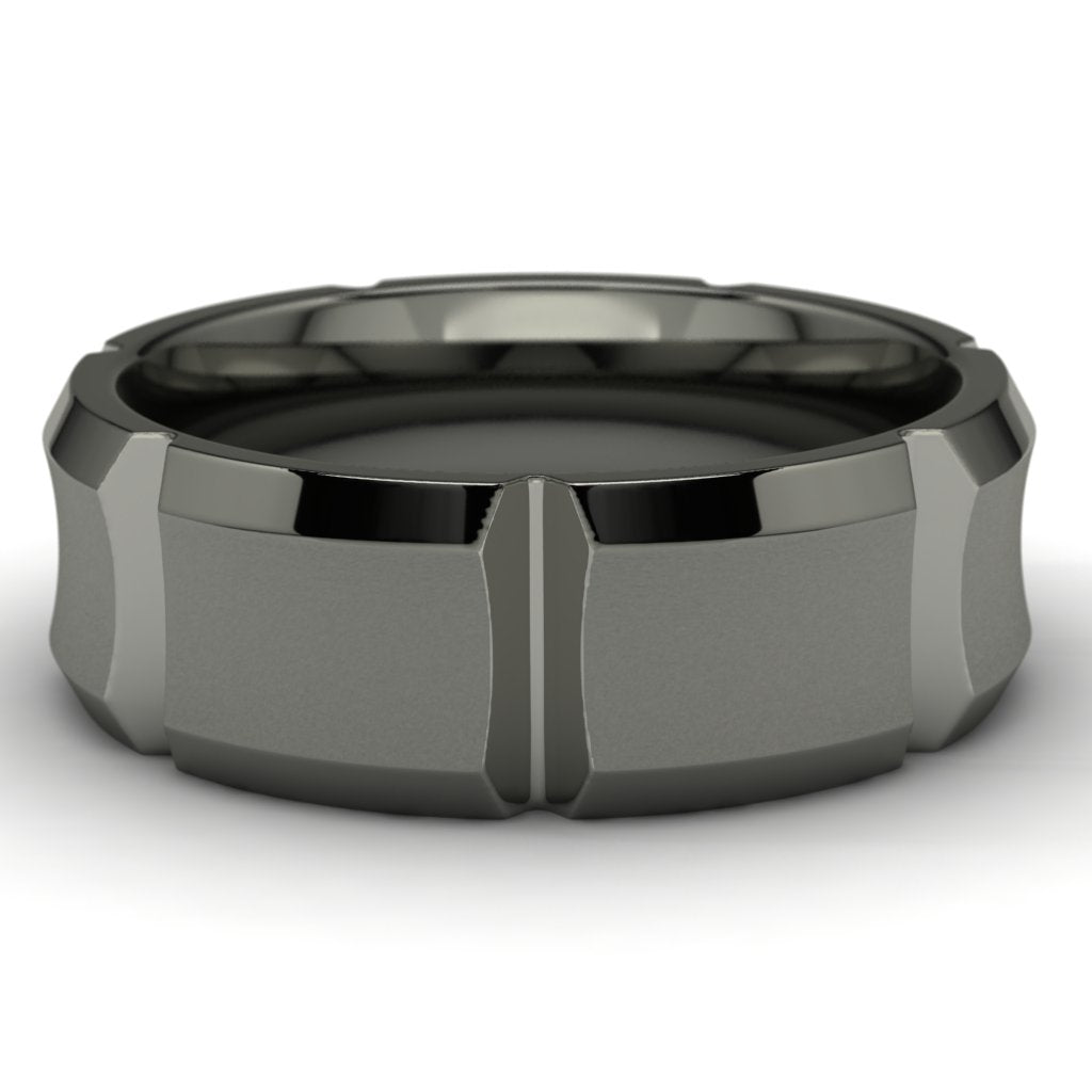 Tantalum Wedding Band Front View