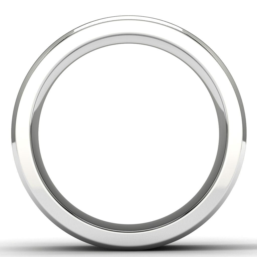Men's Carbide Tungsten Wedding Band Finger View