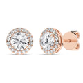 Halo Stud Earrings (Round)