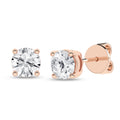 Solitaire Stud Earrings (Round)