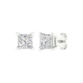 Solitaire Stud Earrings (Princess)