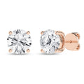 Solitaire Stud Earrings (Round)