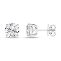 Solitaire Stud Earrings (Round)