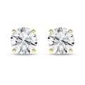 Solitaire Stud Earrings (Round)
