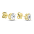 Solitaire Stud Earrings (Round)