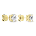 Solitaire Stud Earrings (Round)