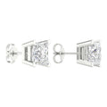 Solitaire Stud Earrings (Princess)