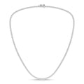 4-Prong Straight-Line Tennis Necklace (Round)