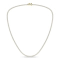 4-Prong Straight-Line Tennis Necklace (Round)