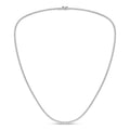4-Prong Straight-Line Tennis Necklace (Round)