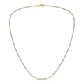 4-Prong Straight-Line Tennis Necklace (Round)