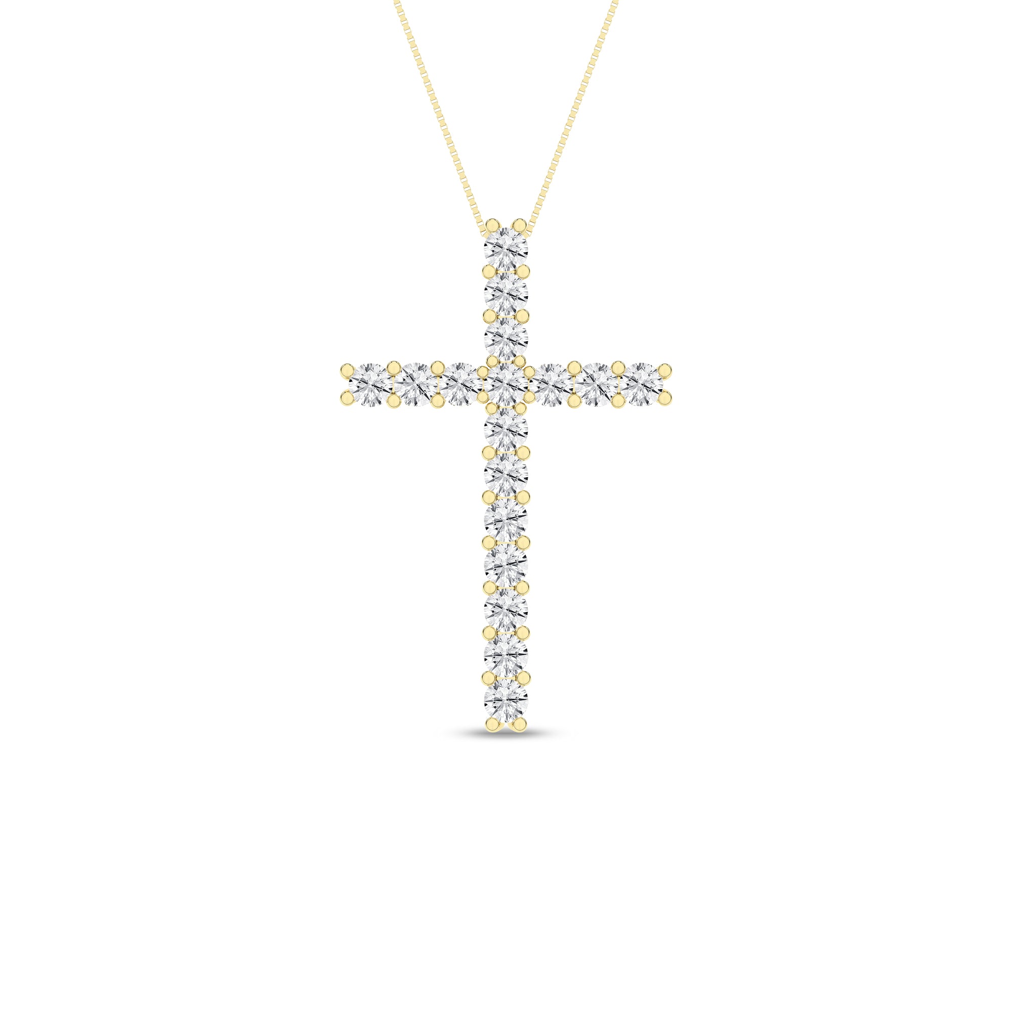 Cross Pendant (Round)