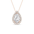 Halo Pendant (Pear)