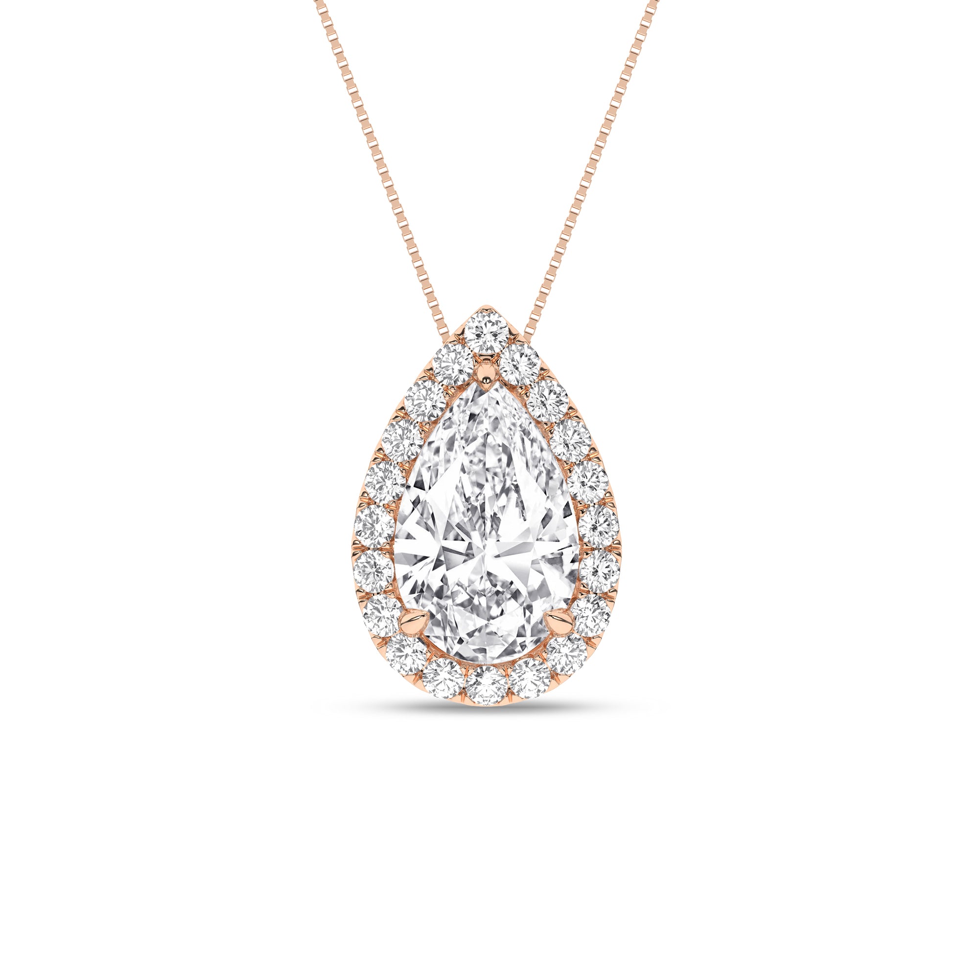 Halo Pendant (Pear)