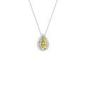 HALO PENDANT (YELLOW PEAR)