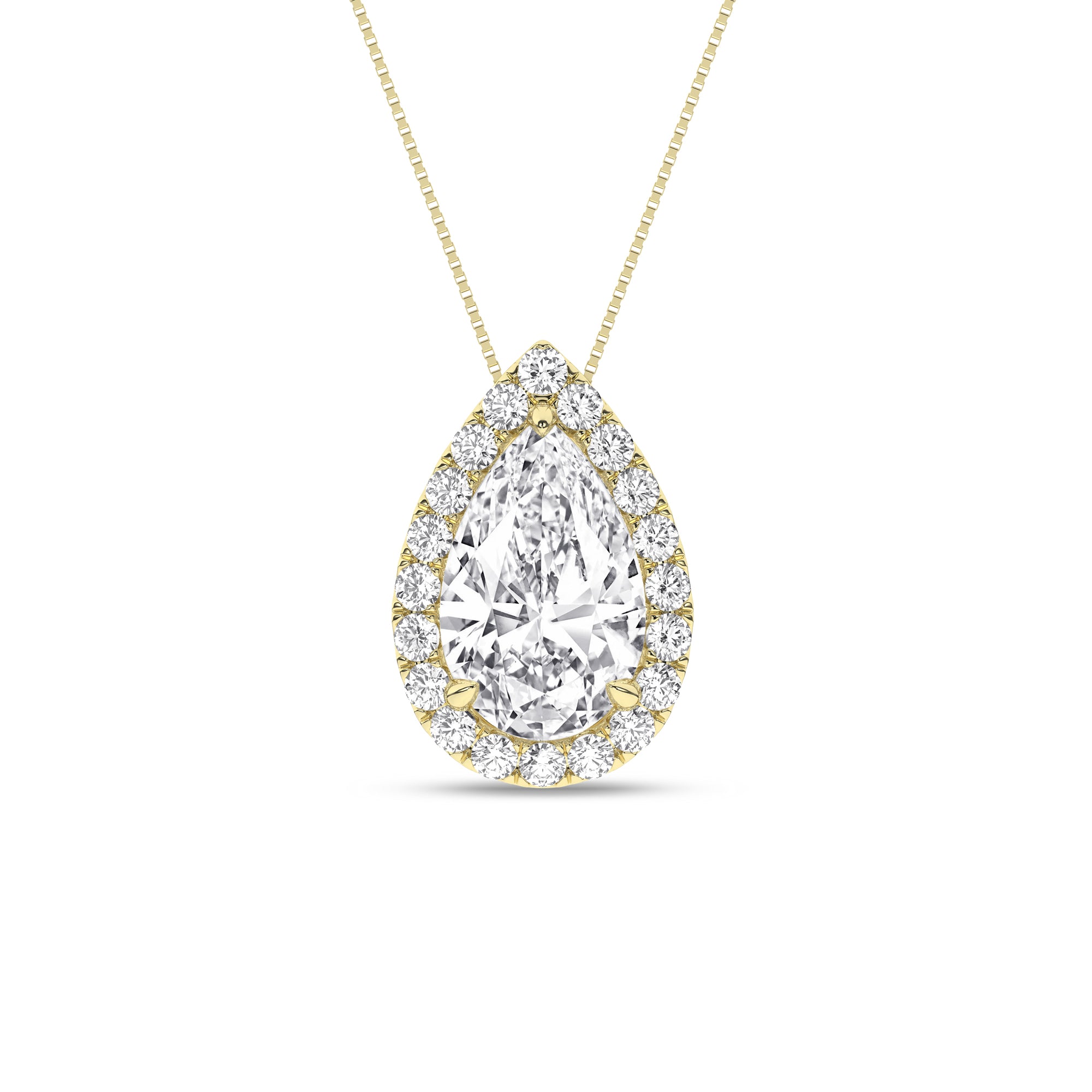 Halo Pendant (Pear)