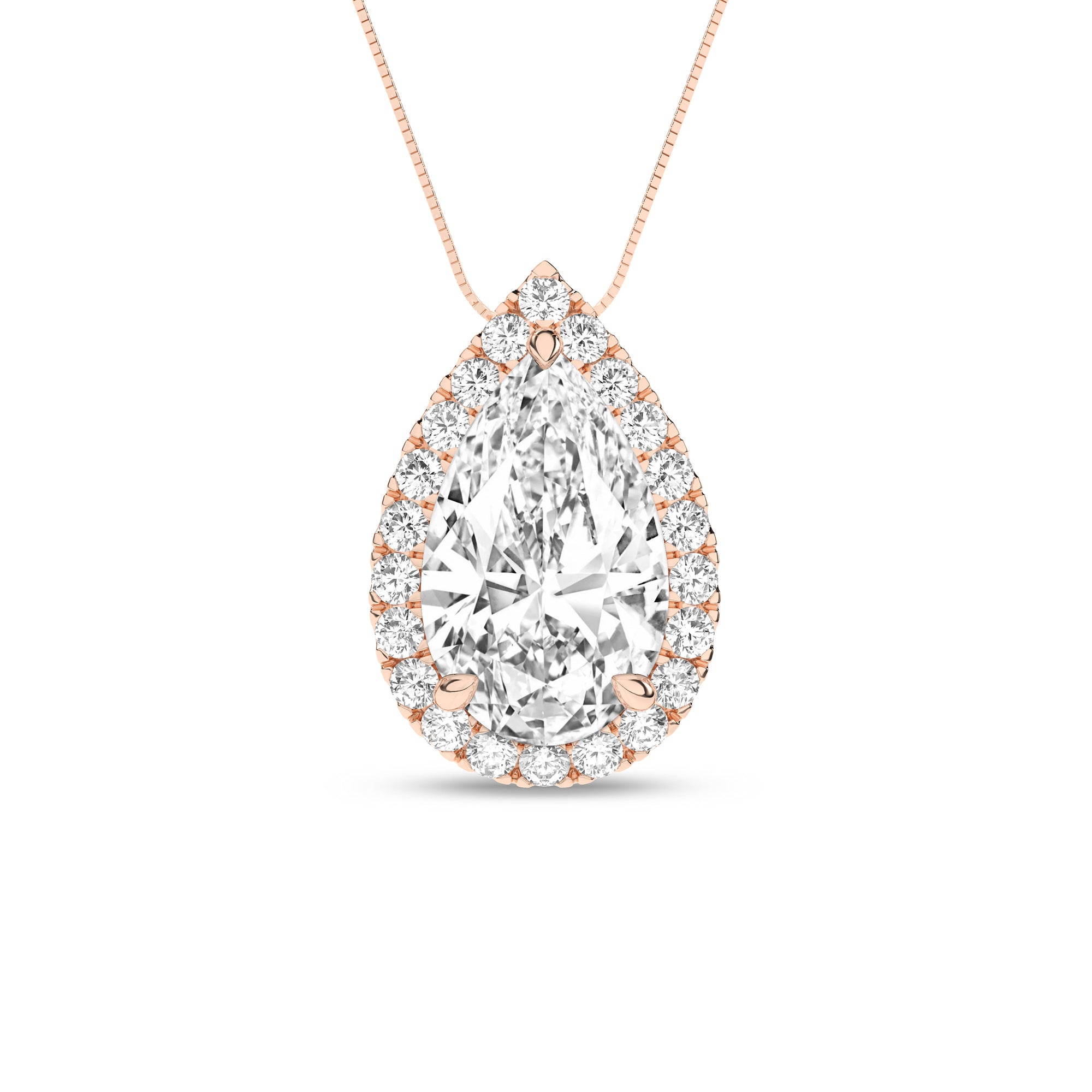 Halo Pendant (Pear)