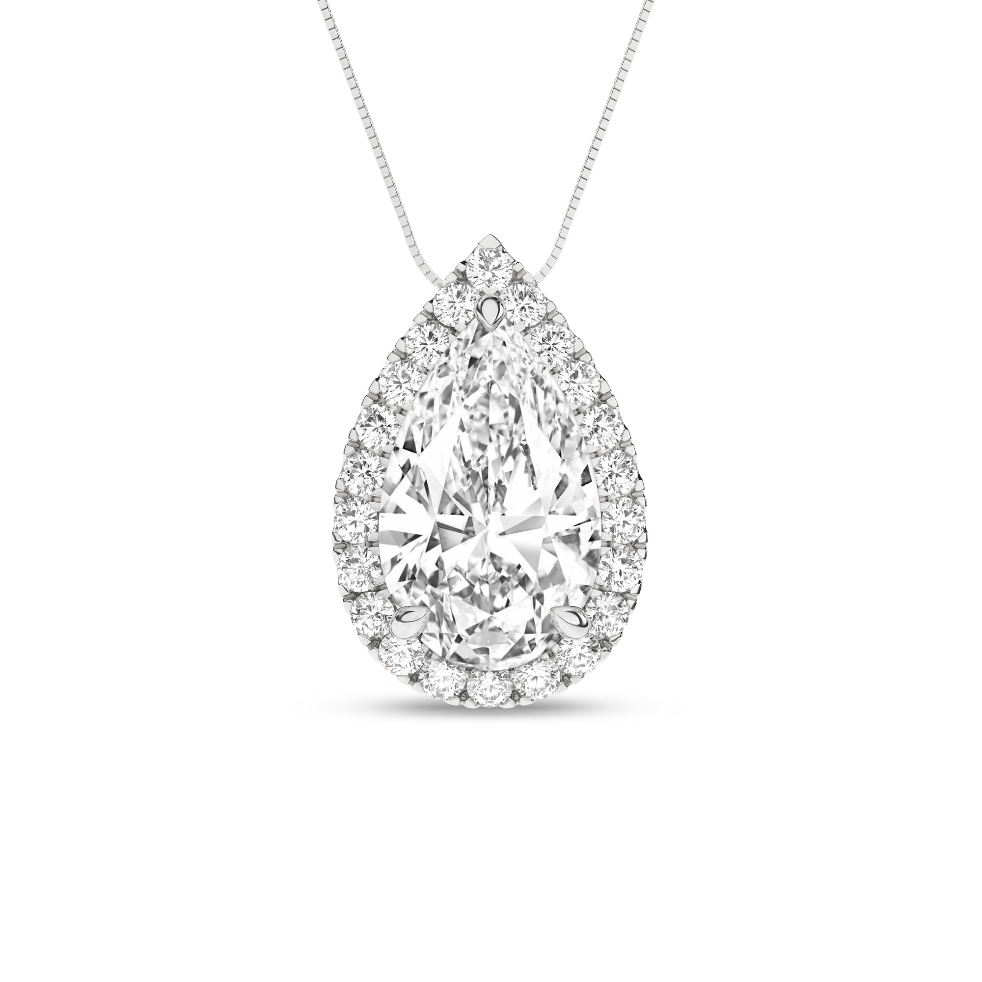 Halo Pendant (Pear)