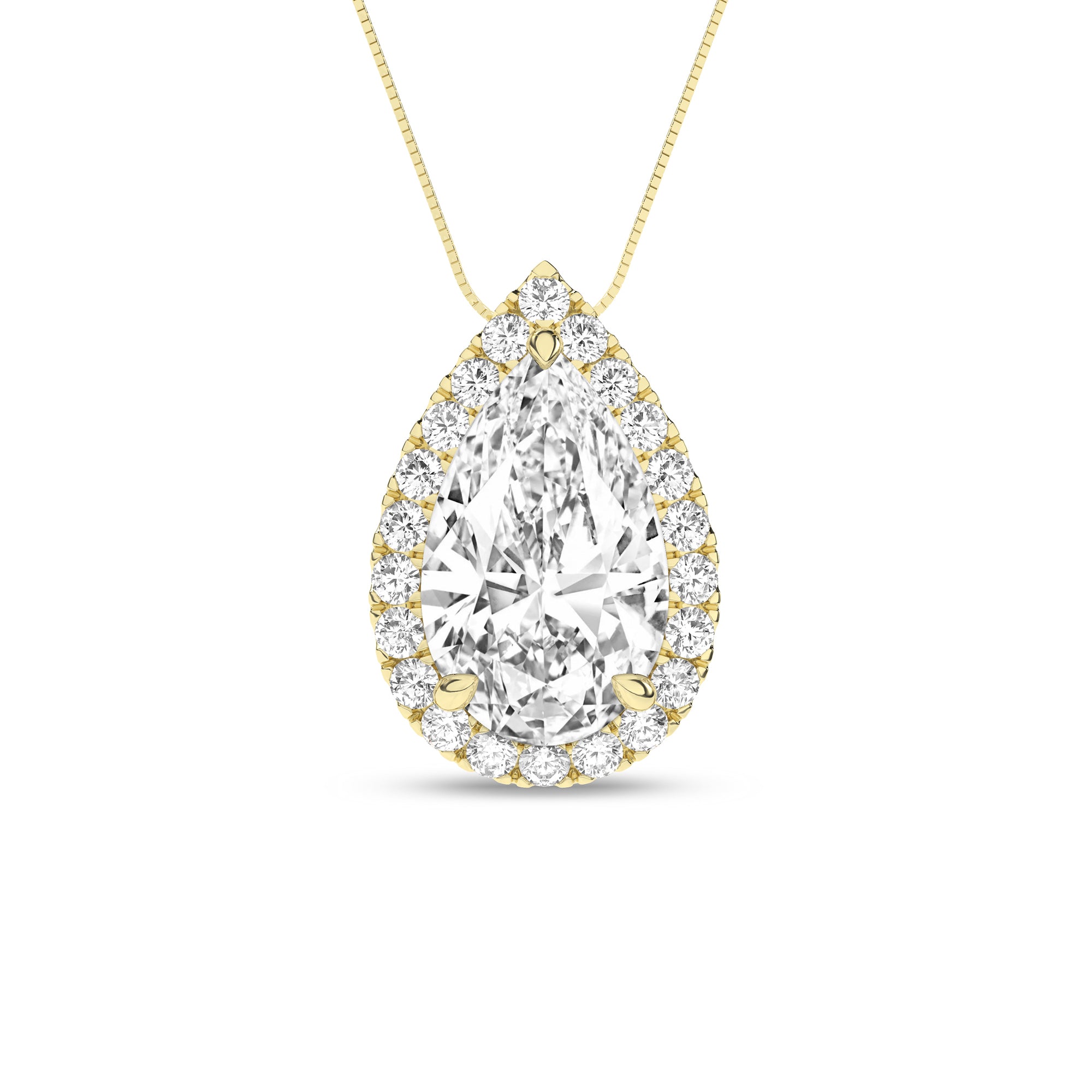 Halo Pendant (Pear)