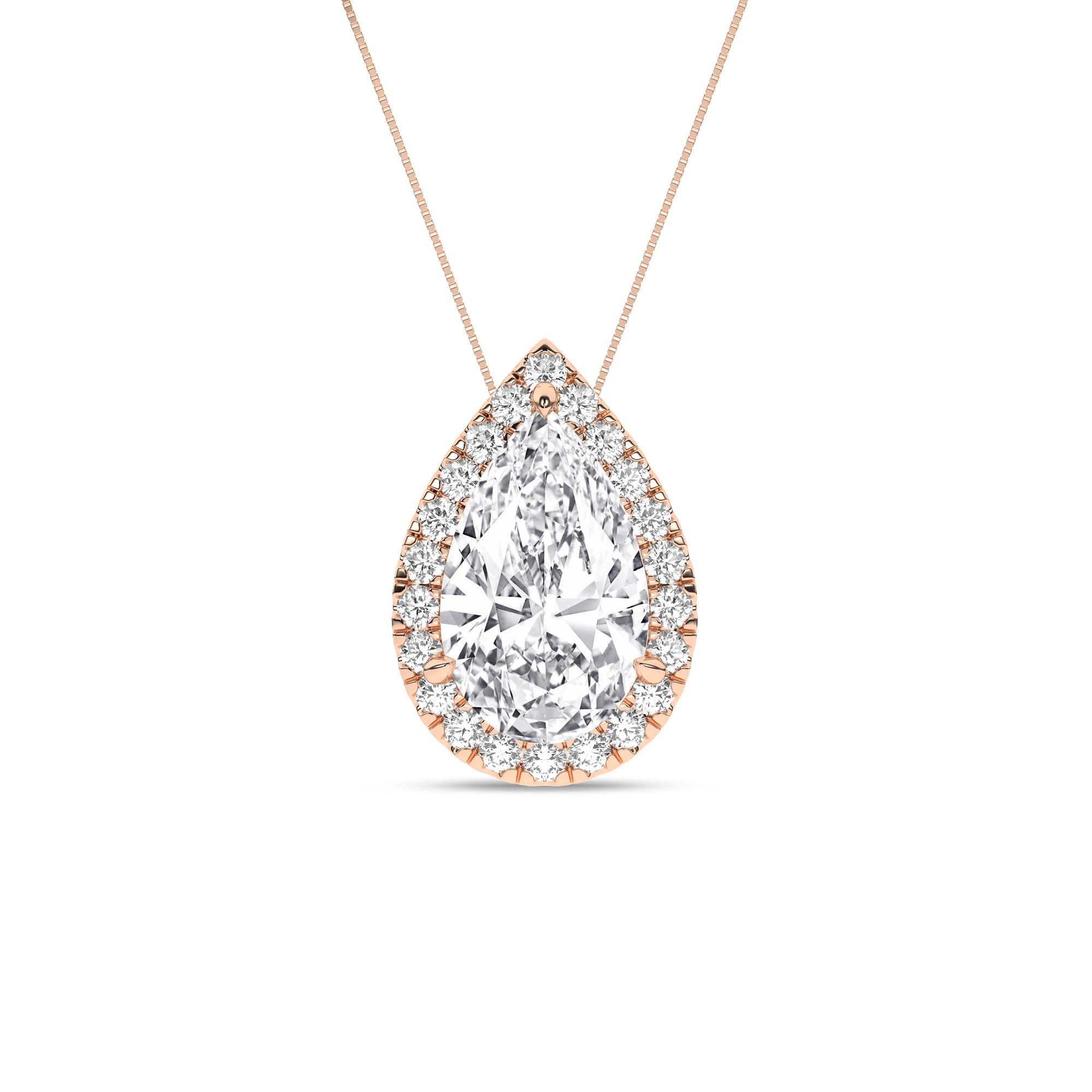 Halo Pendant (Pear)