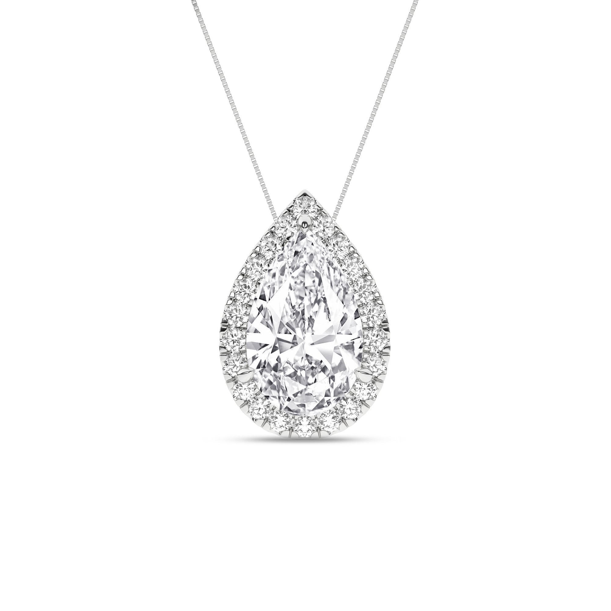 Halo Pendant (Pear)