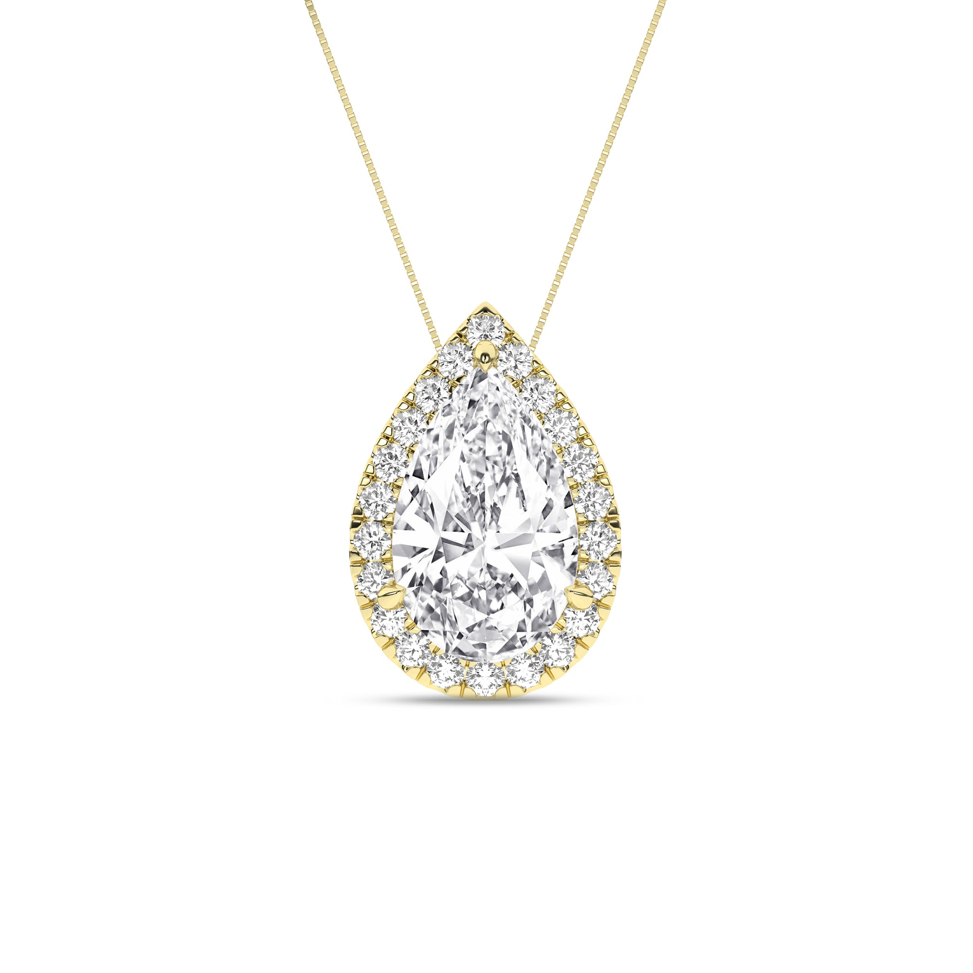 Halo Pendant (Pear)