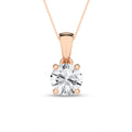 Solitaire Pendant (Round)