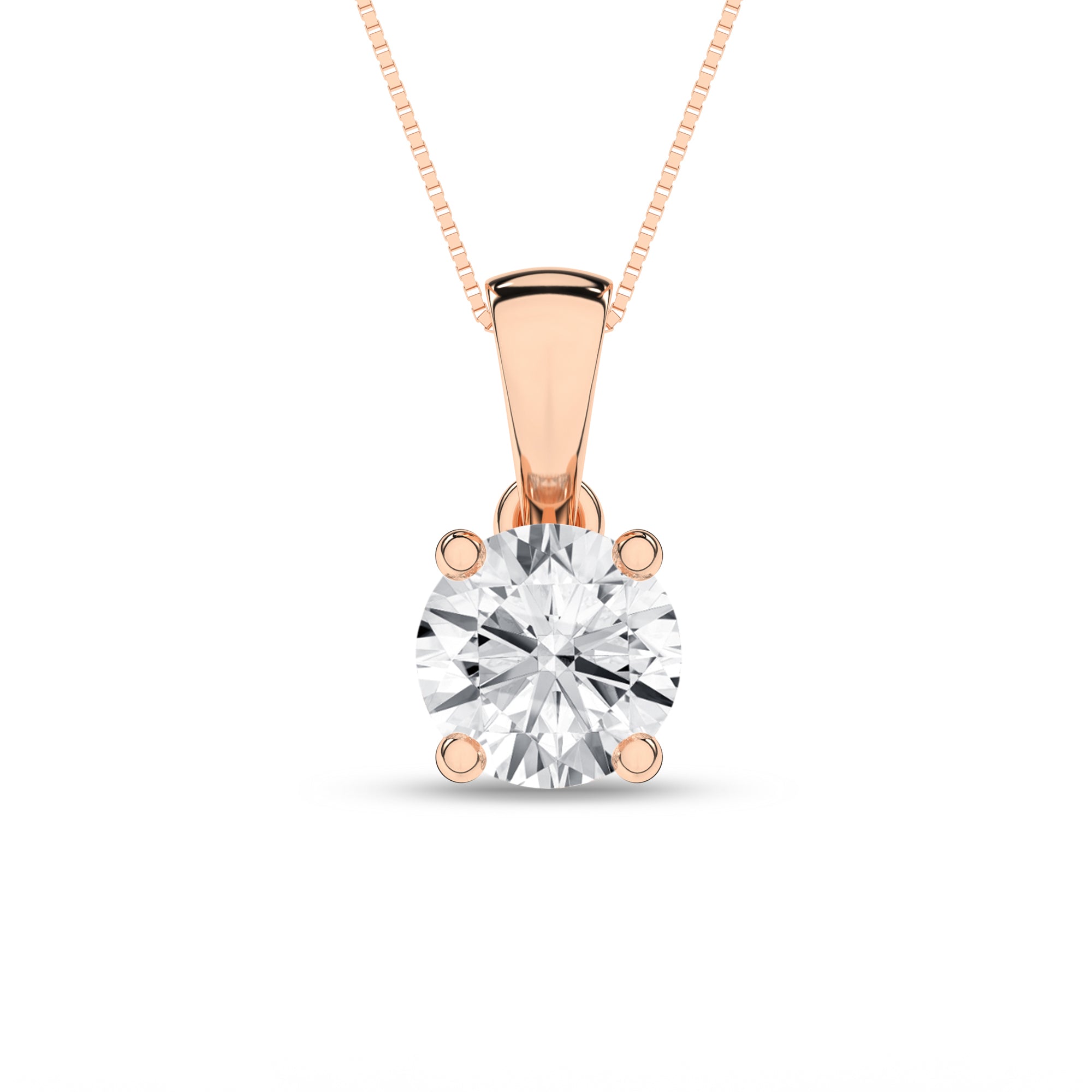 Solitaire Pendant (Round)