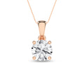 Tessera Umbria 14K Rose Gold Lab Grown diamond Pendant