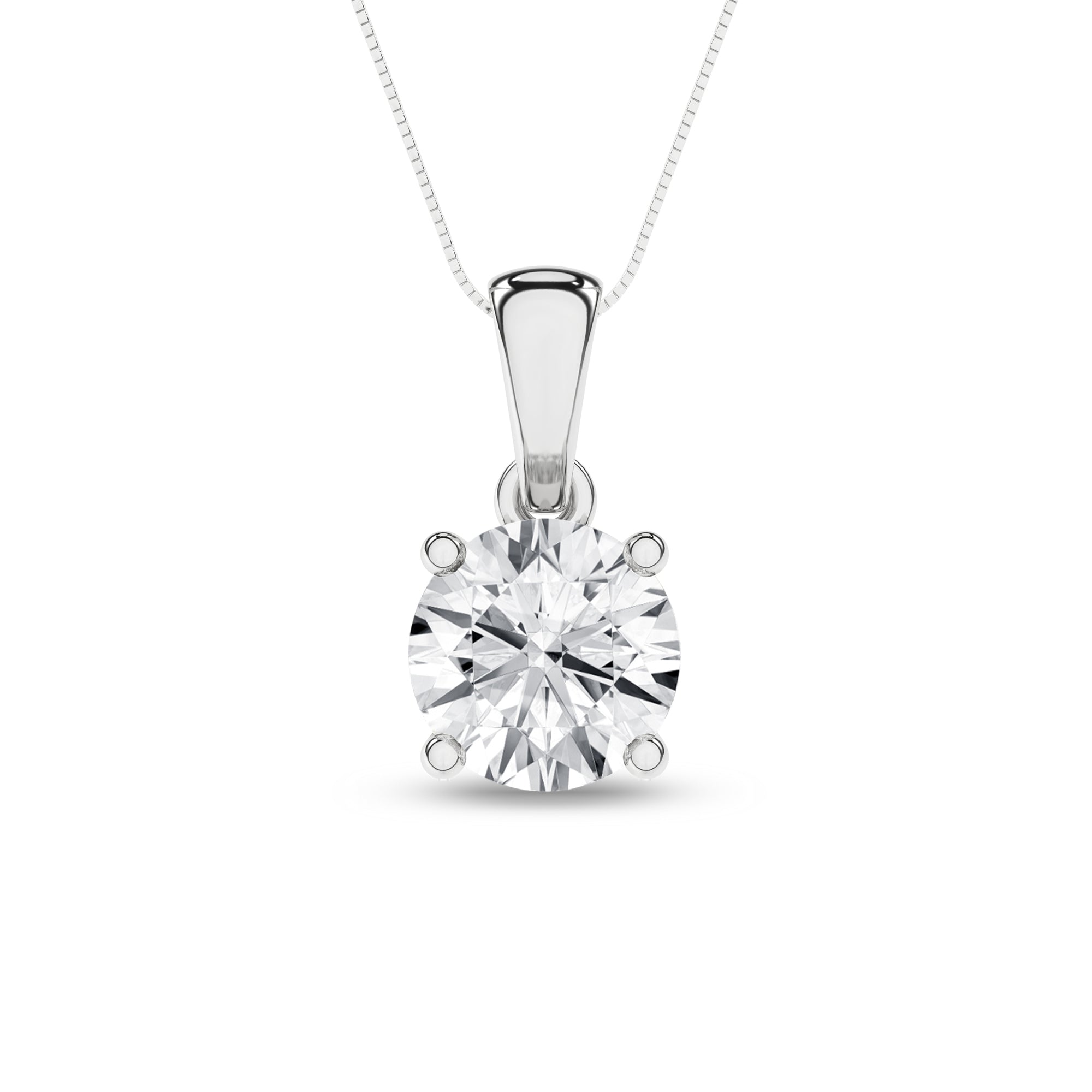 Solitaire Pendant (Round)