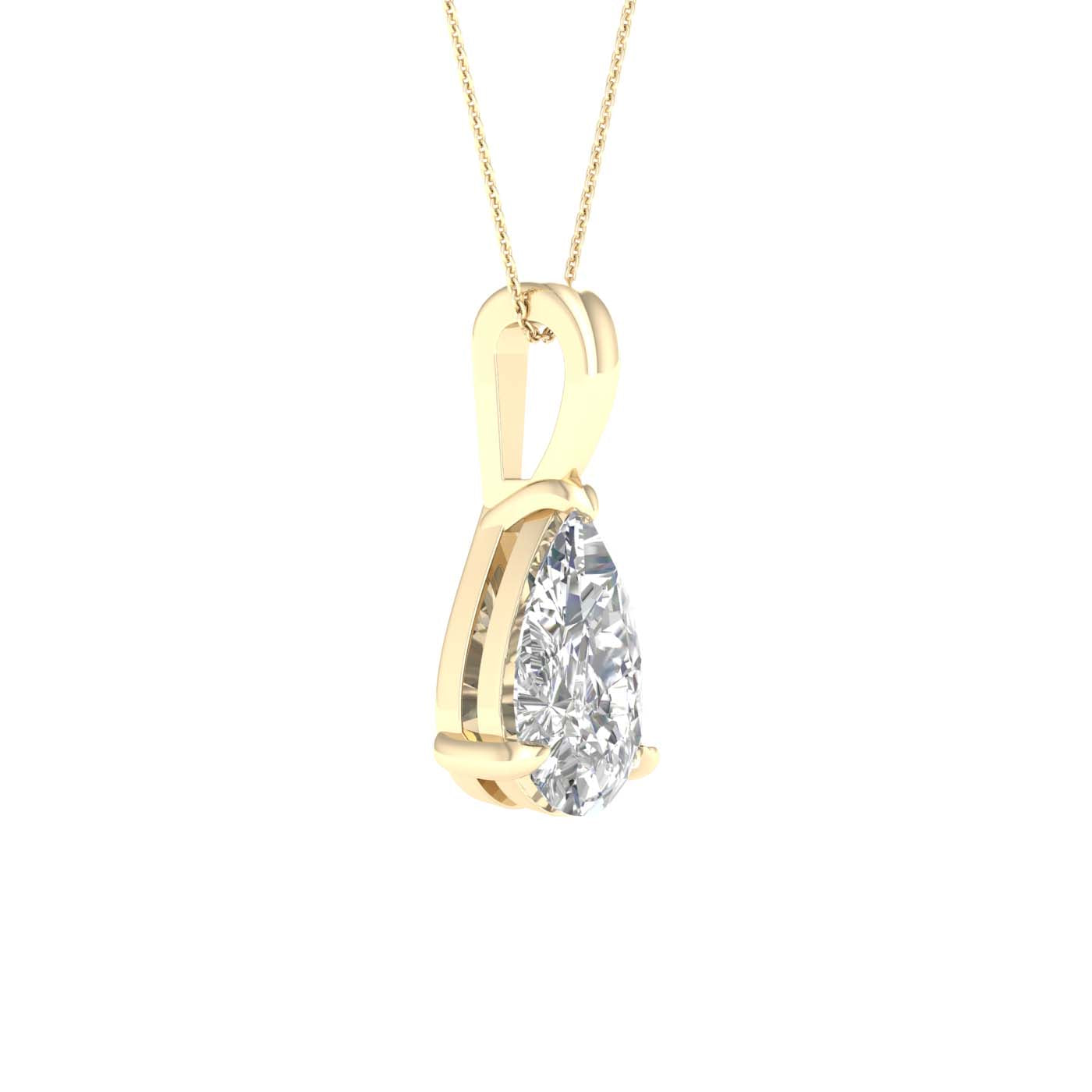 Solitaire Pendant (Pear)