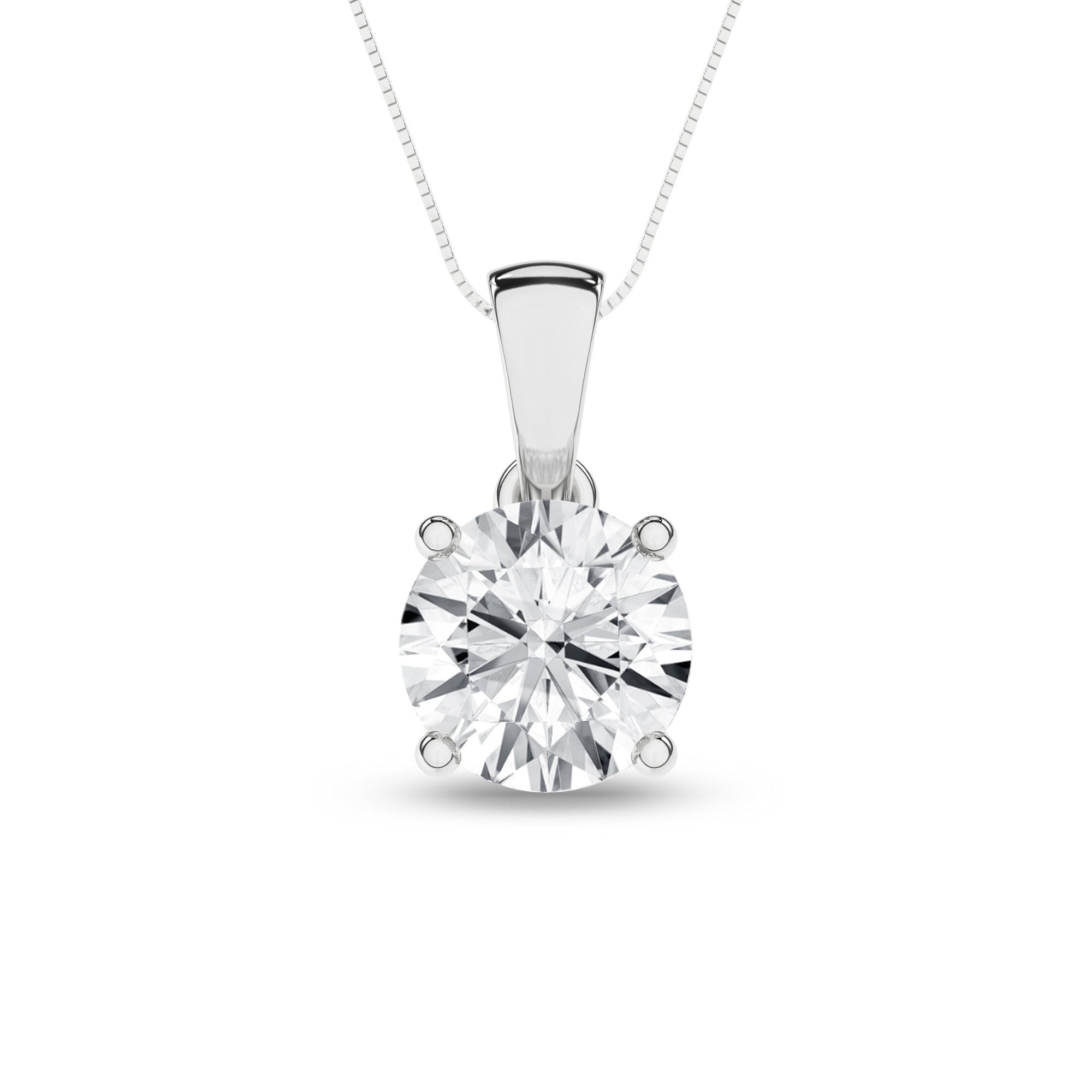 Solitaire Pendant (Round)