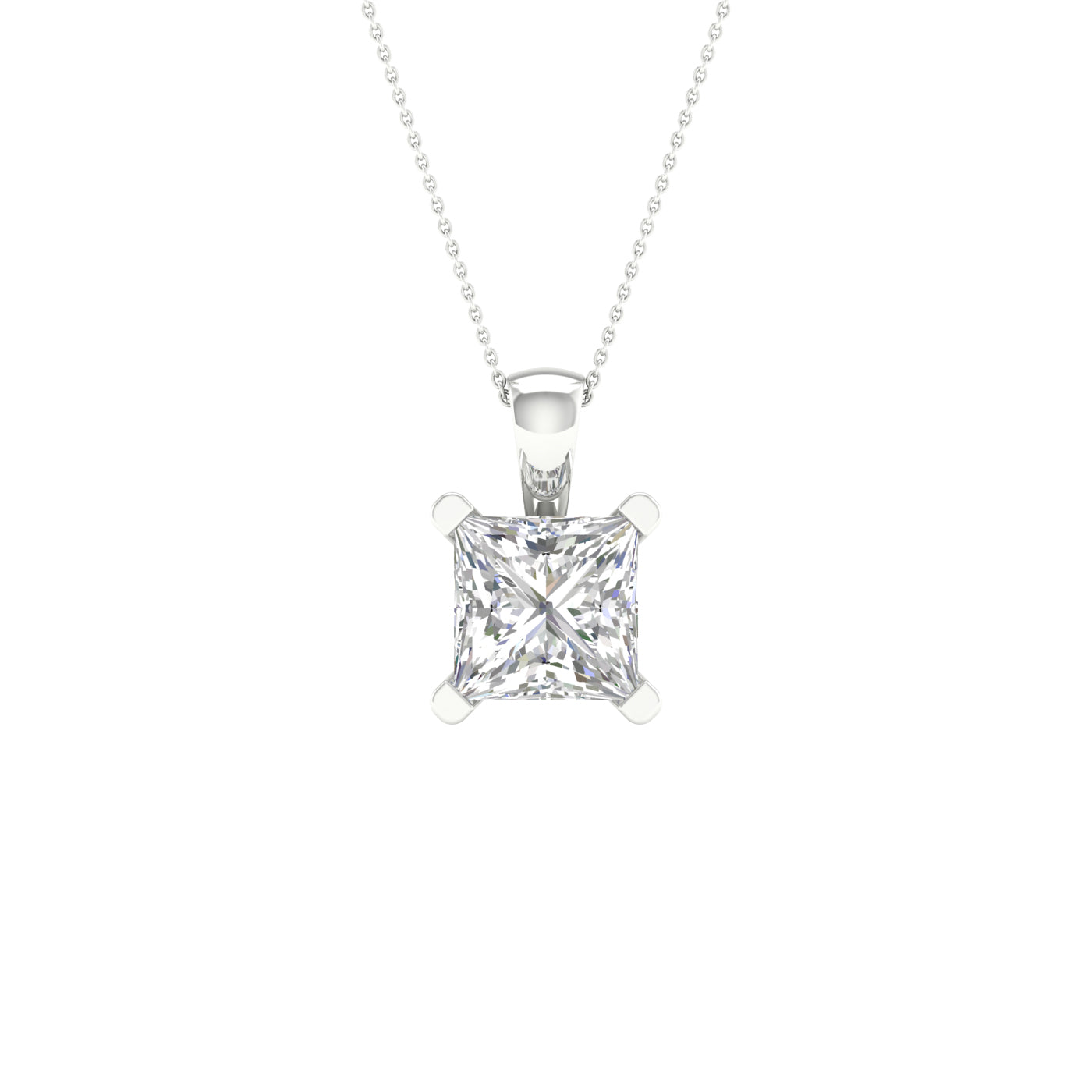 Solitaire Pendant (Princess)