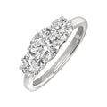 Timeless Trio White Gold Lab Grown 1 ctw Diamond Ring *IGI Certified*